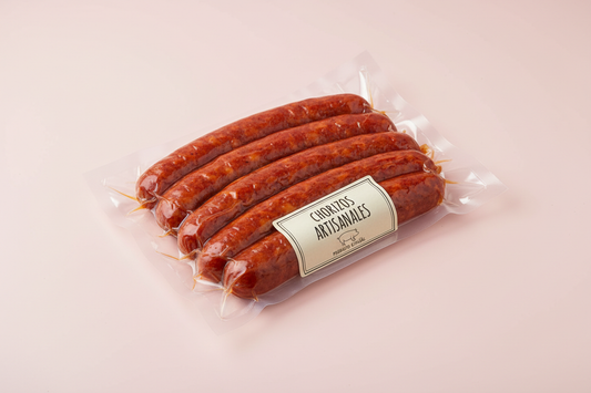Chorizos Artesanal - Paquete x6 F1EBE4 background colour 