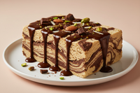 Halawa con Chocolate F1EBE4 background colour 