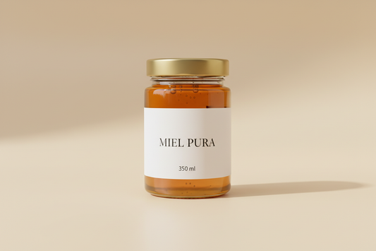 Miel Pura 350 ml F1EBE4 background colour 